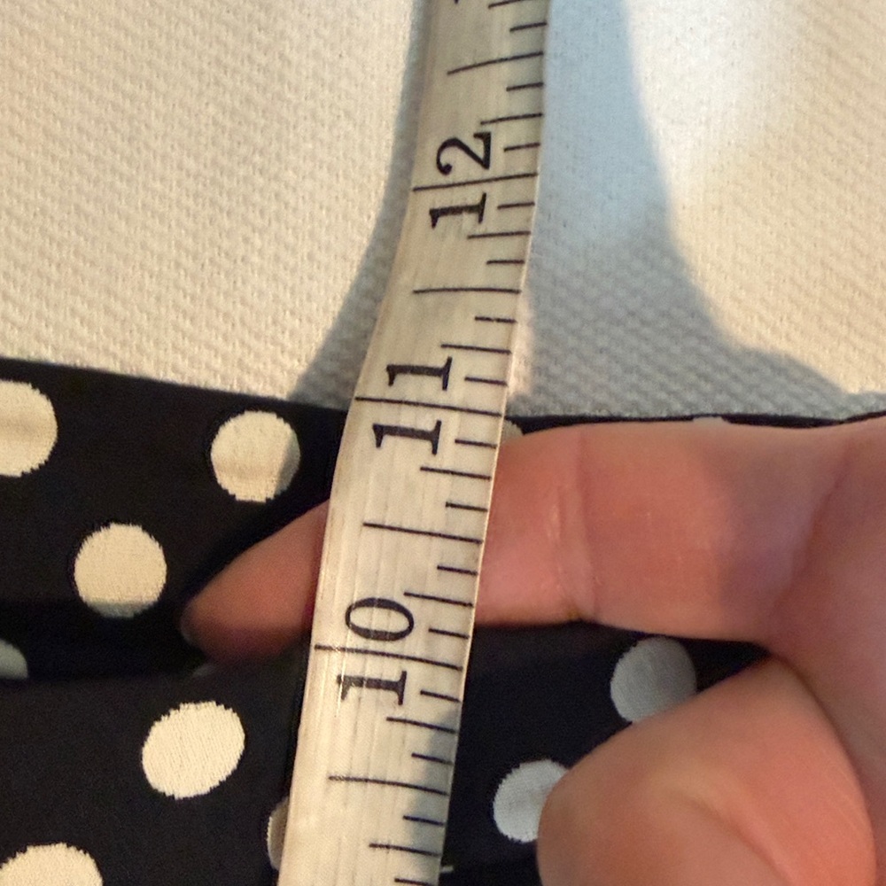 Akris Punto Franca Black/Ivory Polka Dot Techno Pants Size 6 - Picture 7 of 10